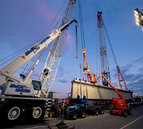 mobile crane Bridges australia