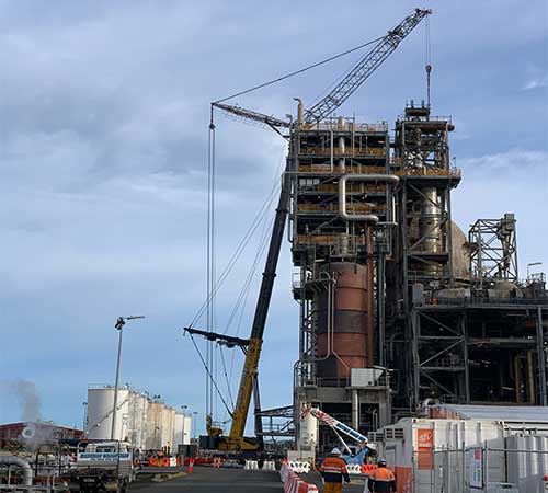 mobile crane Petro Chemical australia