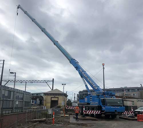 crane hire Rail victoria